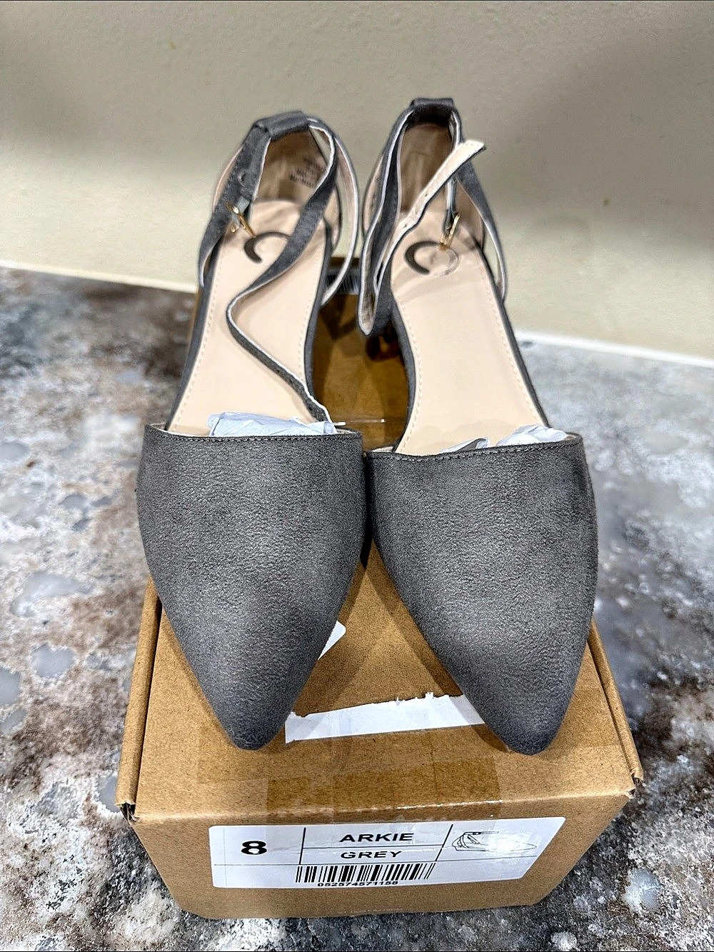 Journee Collection Arkie Wedge Pump Wedge Pumps Gray US 8 NWT